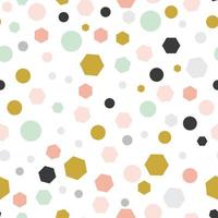 Seamless abstract background with dots, circles. Messy infinity dotted geometric pattern. vector