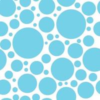 Geometrical background with uneven circles. Abstract round seamless pattern. Hand drawn dots pattern isolated on background. vector