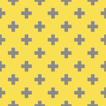 fondo geométrico abstracto sin fisuras con cruces. patrón de cuadros. telón de fondo geométrico infinito. vector