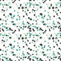 Festive seamless pattern with colorful round paint splatters. Messy overlay circles background. Dotted texture. Chaotic grunge dot. Geometric wrapping paper. vector