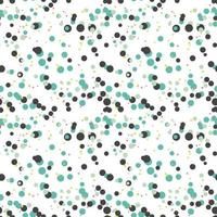 Festive seamless pattern with colorful round paint splatters. Messy overlay circles background. Dotted texture. Chaotic grunge dot. Geometric wrapping paper. vector