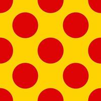 Geometrical background with uneven circles. Abstract round seamless pattern. Hand drawn dots pattern isolated on background. vector