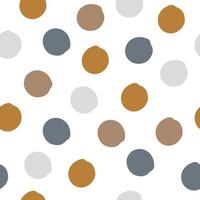 Seamless abstract background with dots, circles. Messy infinity dotted geometric pattern. vector