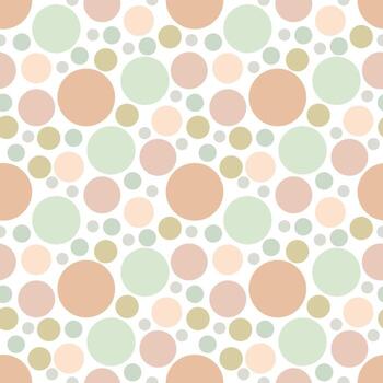 Seamless abstract background with dots, circles. Messy infinity dotted geometric pattern. vector