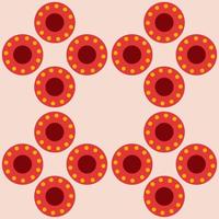 Festive seamless pattern with colorful round paint splatters. Messy overlay circles background. Dotted texture. Chaotic grunge dot. Geometric wrapping paper. vector