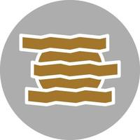 Bacon Icon Style vector