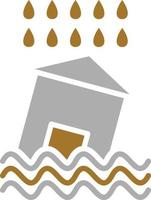 Flood Icon Style vector