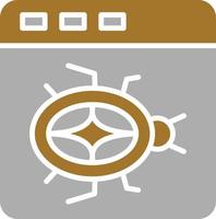 Website Bug Icon Style vector