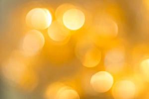 golden bokeh abstract image for background. photo
