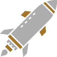 Army Rocket Icon Style vector