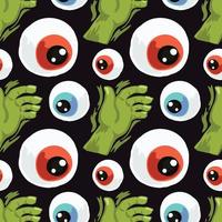 spooky eye background design vector black background