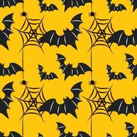 bat seamless pattern design vector