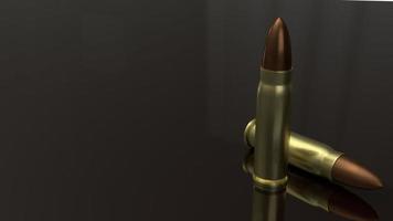 bullets 3d rendering for  abstract background. photo