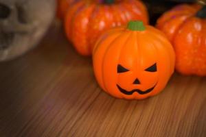 la imagen de fondo de halloween en la luz de la noche. foto