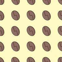 seamless pattern  coffee bean fit for  background, website, fabric, print and textile vector