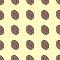 seamless pattern  coffee bean fit for  background, website, fabric, print and textile vector