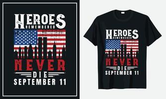 Patriot day t-shirt design Print vector