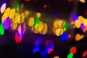 The Abstract background with shining bokeh multi colour image. photo