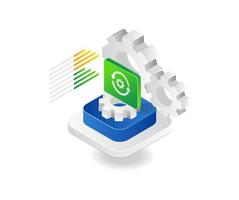 Data monitoring process symbol vector