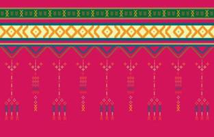 Geometric ethnic oriental pattern traditional Design for clothing, fabric ,book and blueprint. abstract geometric and tribal patterns, usage design local fabric patterns vector