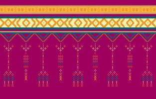 Geometric ethnic oriental pattern traditional Design for clothing, fabric ,book and blueprint. abstract geometric and tribal patterns, usage design local fabric patterns vector