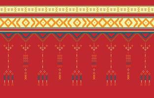 Geometric ethnic oriental pattern traditional Design for clothing, fabric ,book and blueprint. abstract geometric and tribal patterns, usage design local fabric patterns vector