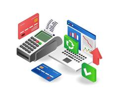 Online payment analysis computer vector
