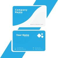 Health care business card template design. Minimalist Personal visiting card design vector