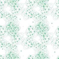 Geometrical background with uneven circles. Abstract round seamless pattern. Hand drawn dots pattern isolated on background. vector