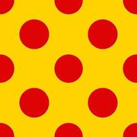 Geometrical background with uneven circles. Abstract round seamless pattern. Hand drawn dots pattern isolated on background. vector