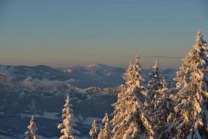 winter mountain landscape photo