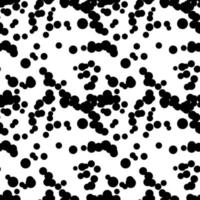 Geometrical background with uneven circles. Abstract round seamless pattern. Hand drawn dots pattern. Dotted background. vector