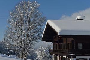 mountain winter landscape photo