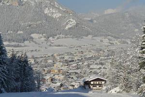 winter mountain landscape photo