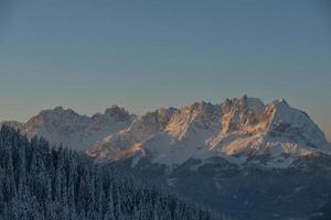 winter mountain landscape photo