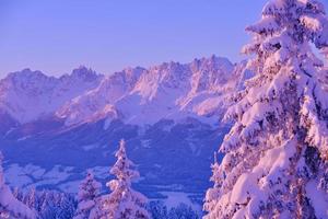 mountain winter landscape photo