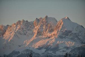 winter mountain landscape photo