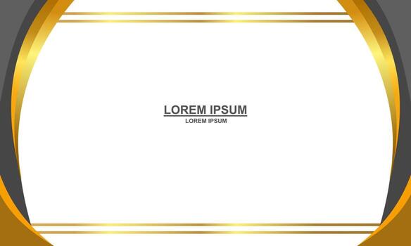 abstract background Black and gold certificate with badge and border for business and diploma template vector