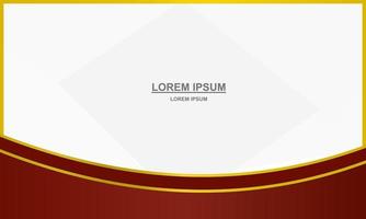 abstract background Luxury red gold certificate with badge and border template vector