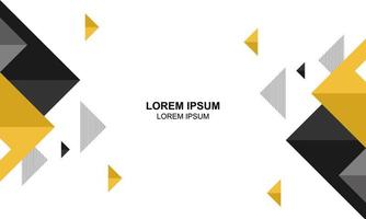 Yellow and black banner background premium vector abstract graphic design banner pattern background