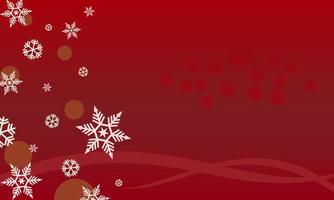 red abstract bckground with optical and winter festive snow vector