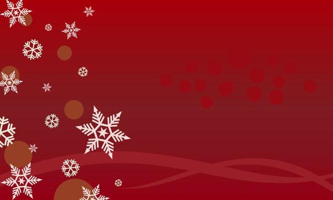 red abstract bckground with optical and winter festive snow