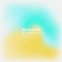 blurred gradient mesh abstract background in bright yellow and blue colors. vector