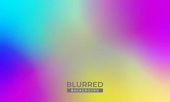 colorful blurred gradient mesh abstract background vector