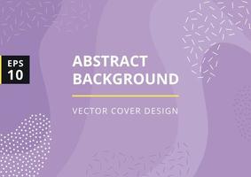 Abstract geometric wavy background. Trendy fluid flow shapes composition. Modern design template for brochure, poster, baner and presentation. Vector illustration