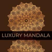 Luxury mandala background with golden arabesque pattern Arabic Islamic east Style  Vector Design