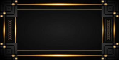 luxury rectangle background design with copy space vector