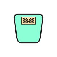 Weight Scales Icon EPS 10 vector