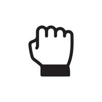 Hand Grip Icon EPS 10 vector