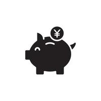 Piggy Bank Icon EPS 10 vector